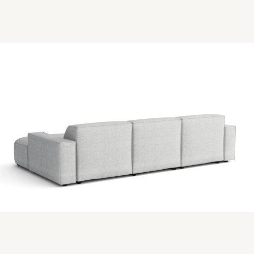Olio Selezione Sofa w kształcie litery L Tkanina Raven 6